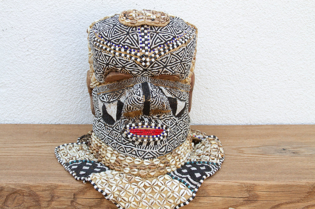 Large Kuba Bwoom Helmet Mask