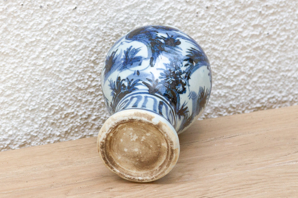 Rich Cobalt Blue & White Porcelain Vase