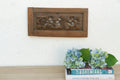 Hand-Carved Asian Architectural Panel
