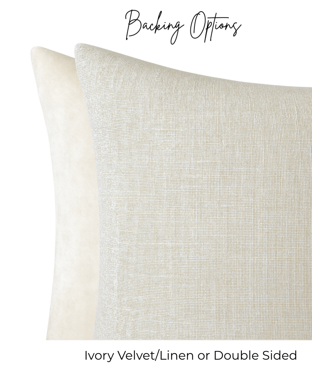 Vanderbilt Pillow Cover in Greige, Schumacher Textiles