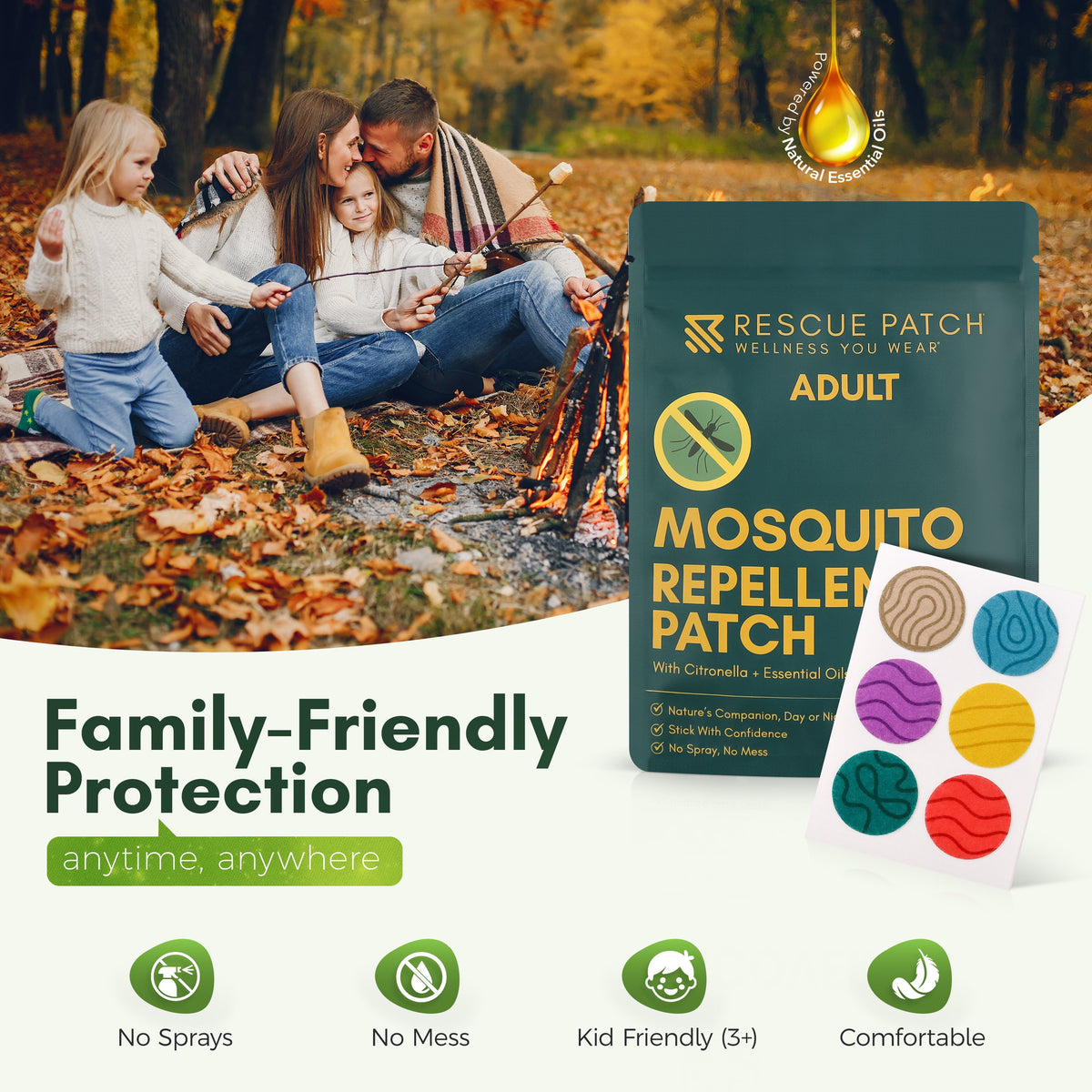 Mosquito Repellent Patch for Adults