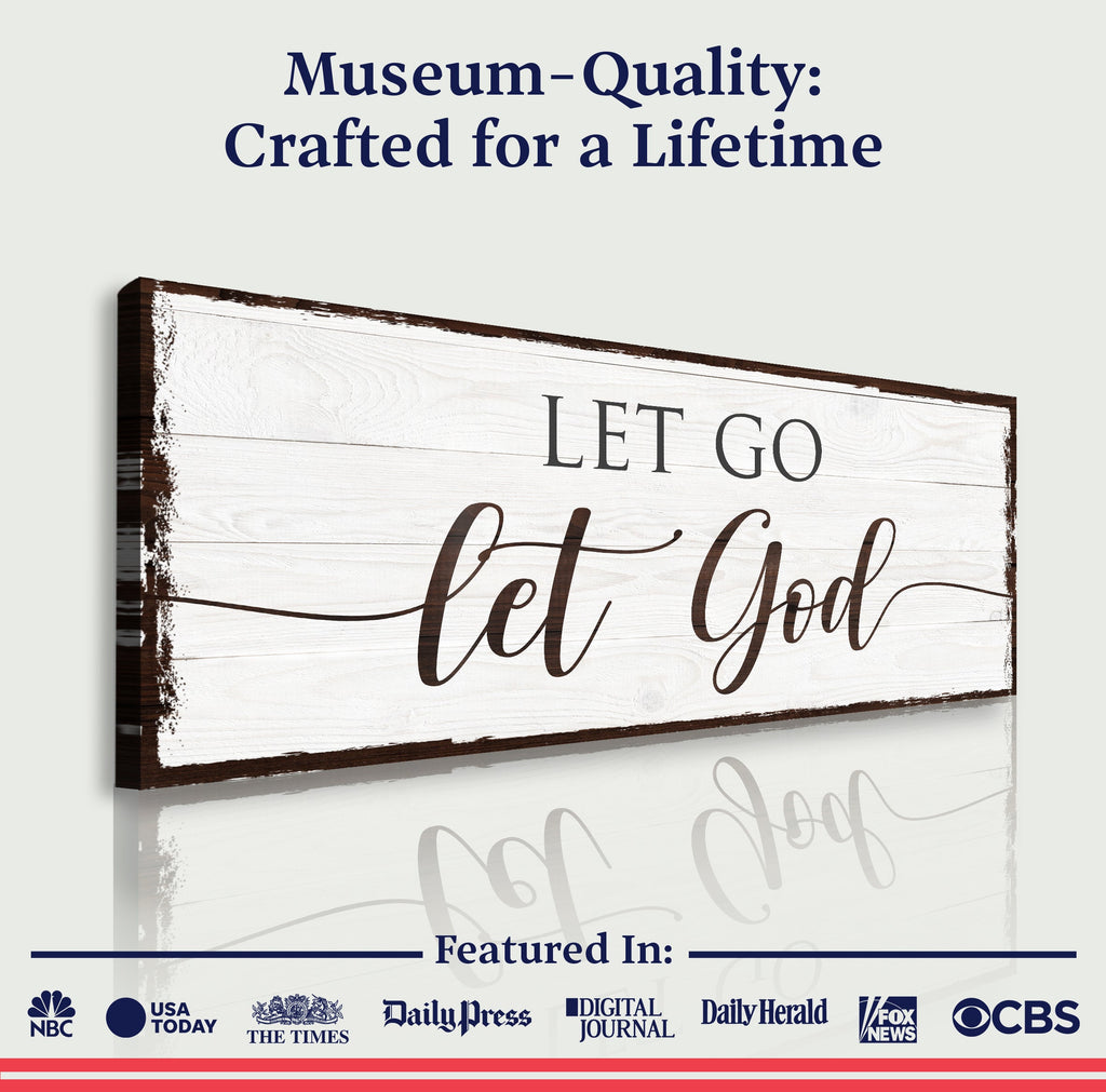 Let Go Let God Faith Sign II