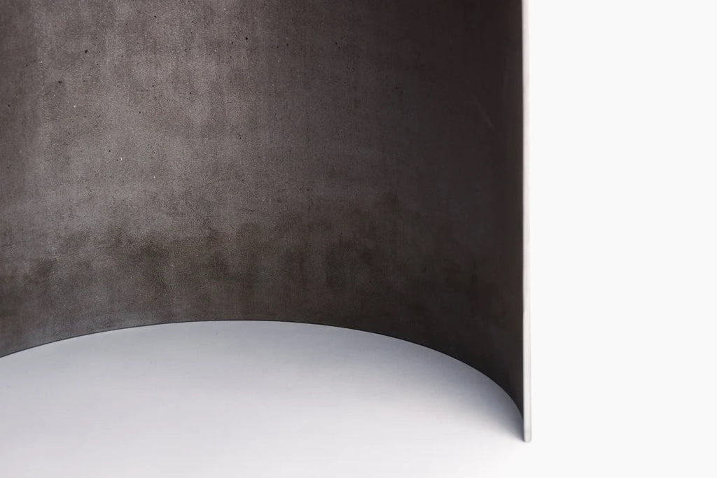 Industrial Round Low Side Metal Table/Minimal Design