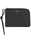 JIL SANDER Mini Leather Wallet with Logo