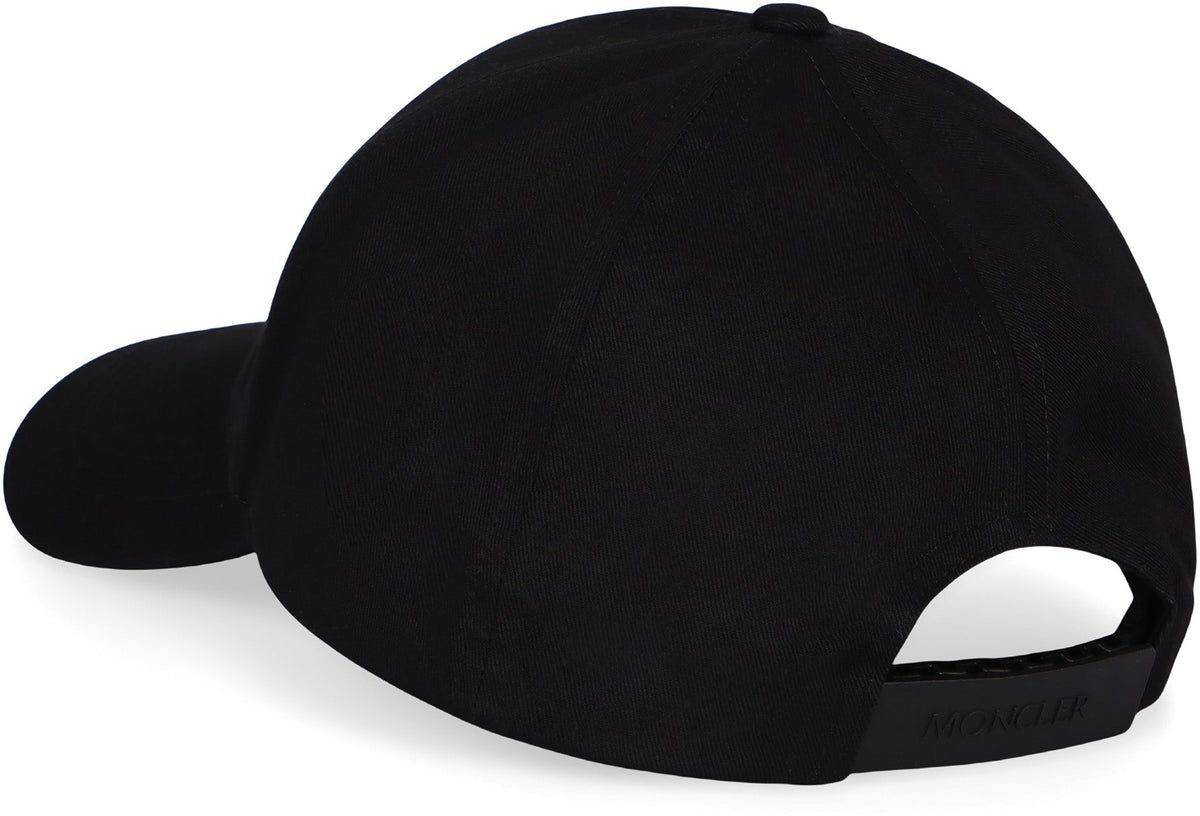 MONCLER Genuine Cotton Gabardine Baseball Cap