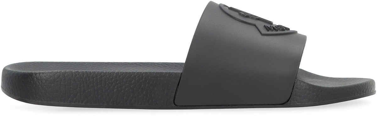 MONCLER Rubber Slide Sandals for Men - FW25 Collection