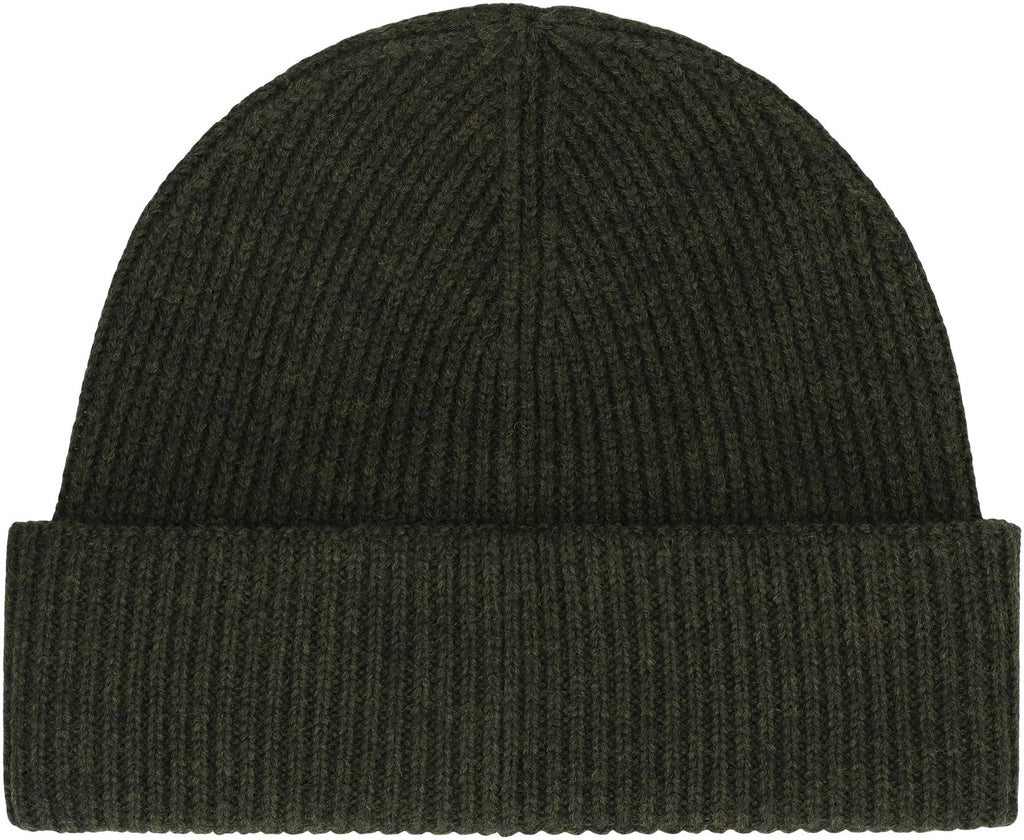 K-WAY Wool Knit Beanie with Turned-Up Brim - Sizes XS-S, M-L, XL-2XL