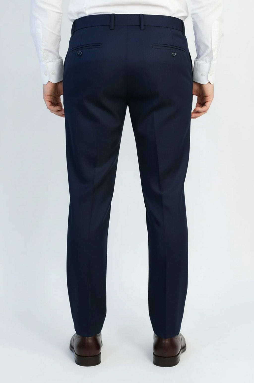 Deep Navy Slim Fit Dress Pants – Wessi