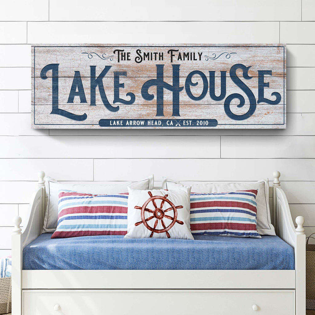Personalized Lake House Sign III