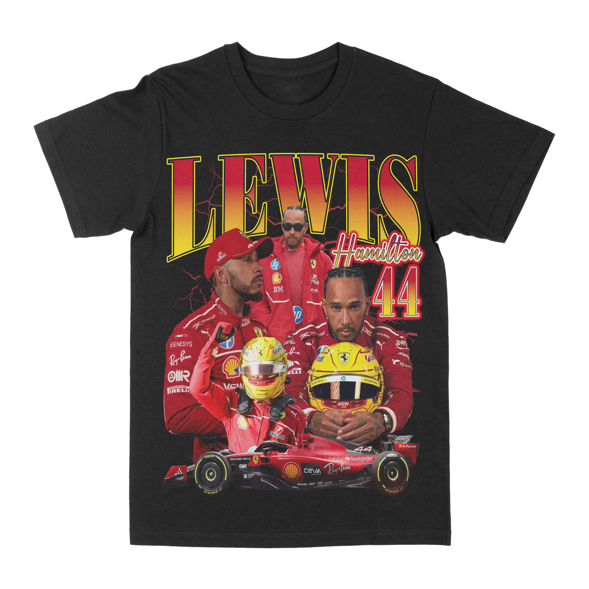 Lewis Hamilton 44 Graphic Tee