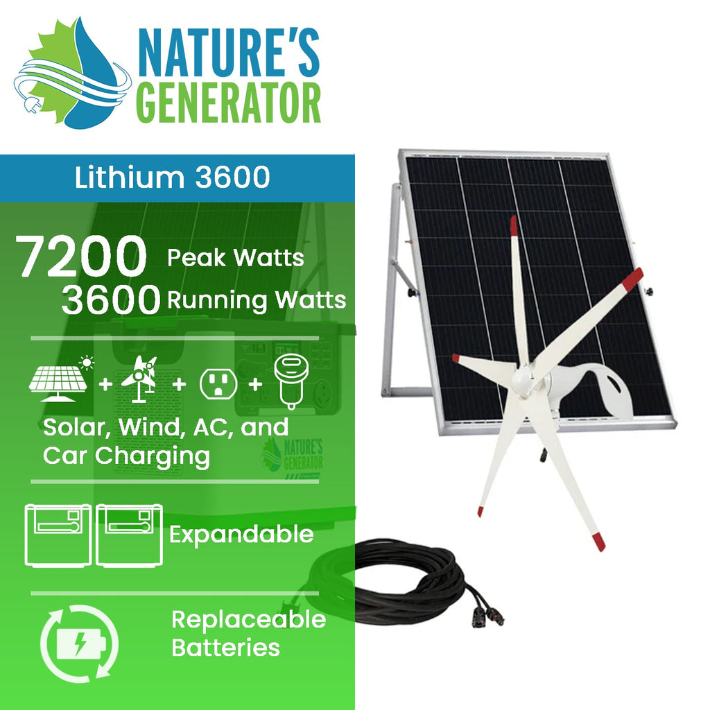 Nature's Generator L3600 Expandable Wind Generator