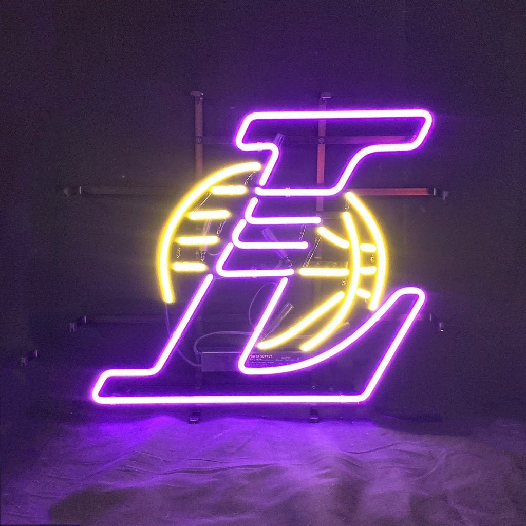 Los Angeles Lakers Basketball Logo Neon Signs Light