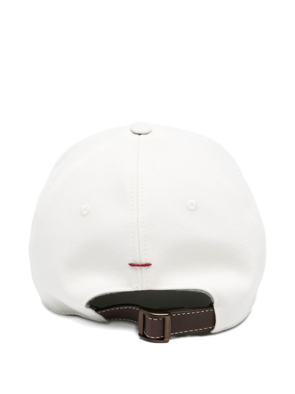 BRUNELLO CUCINELLI Embroidered Logo Cotton Baseball Cap