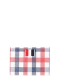 THOM BROWNE Mini Card Holder with Iconic Striped Design
