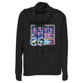 Junior's Marvel Neon Thunder Love Cowl Neck