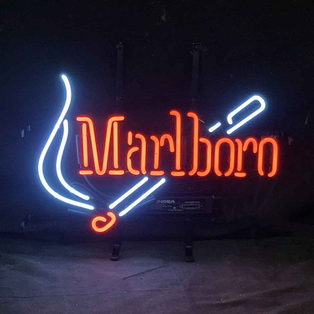 Marlboro Design Real Glass Hand Bent Neon Signs Light