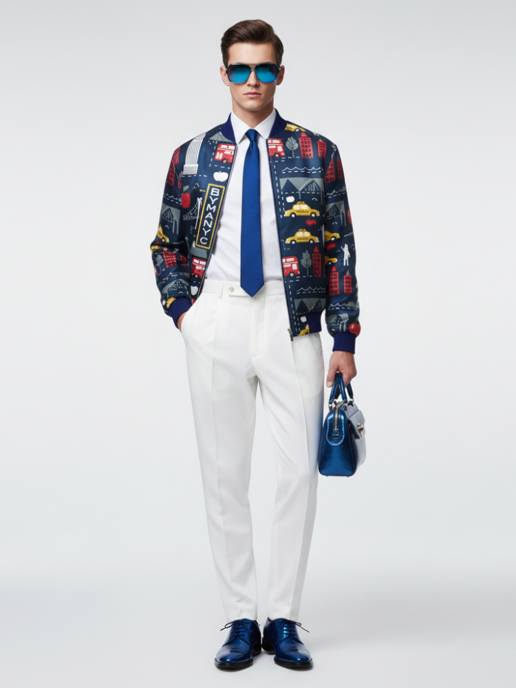 Men's HARLEM Bomber Jacket BYMANYC ® New York