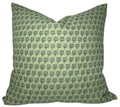 Mimi Pillow Cover in Green, Thibaut Pillows