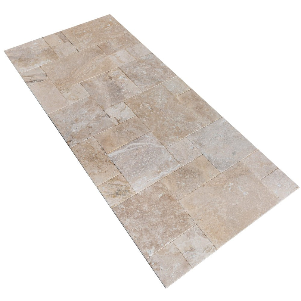 Mina Rustic Antique Pattern Brushed, Chiseled, and Partially Filled - Full Truckload
