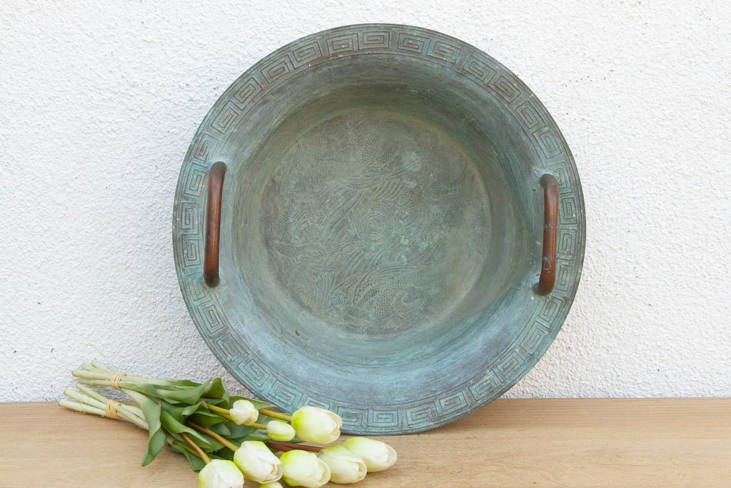 Monumental Bronze Dragon Basin
