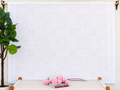 Morning Glory Handmade White Applique Bedcover