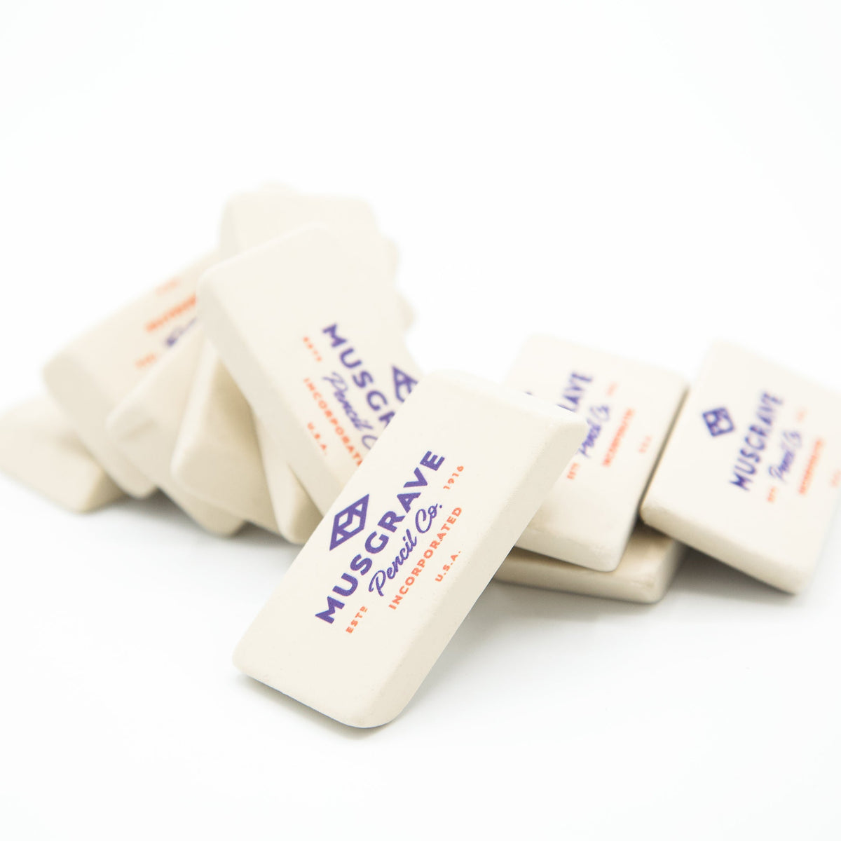 Musgrave-themed Pink or White Erasers - Eraser Pack of 10