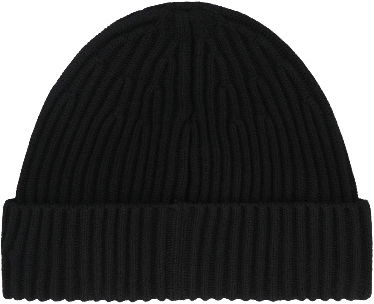 STONE ISLAND Ribbed Wool Beanie for Men