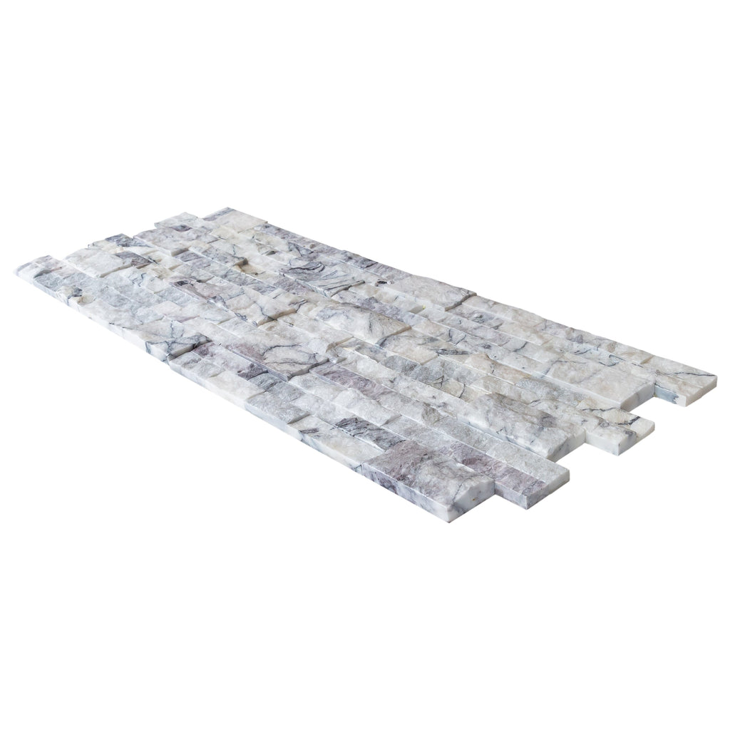 New York Ledger 3D Panel 6"x24" Natural Marble Wall Tile - Full Truckload