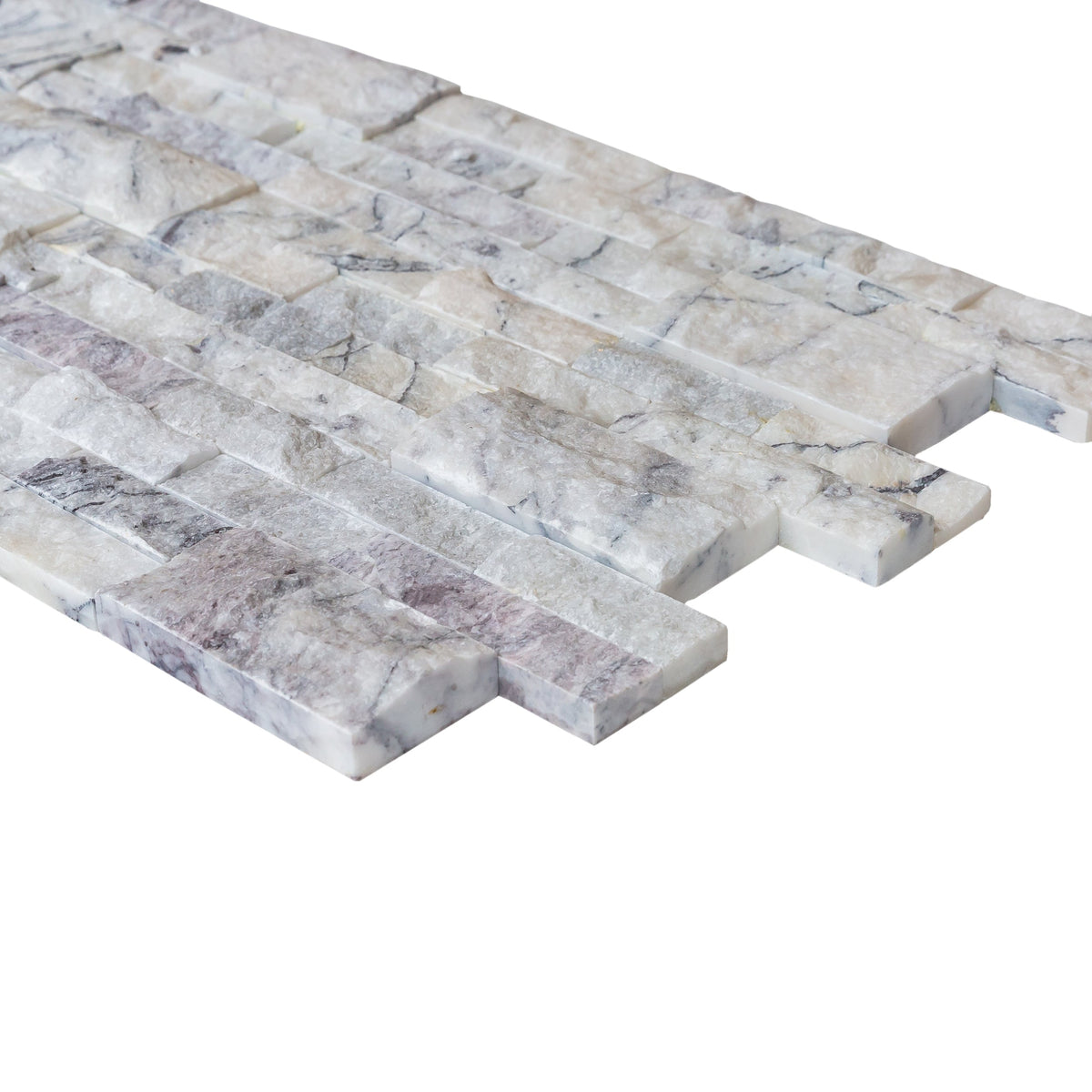 New York Ledger 3D Panel 6"x24" Natural Marble Wall Tile - Full Truckload