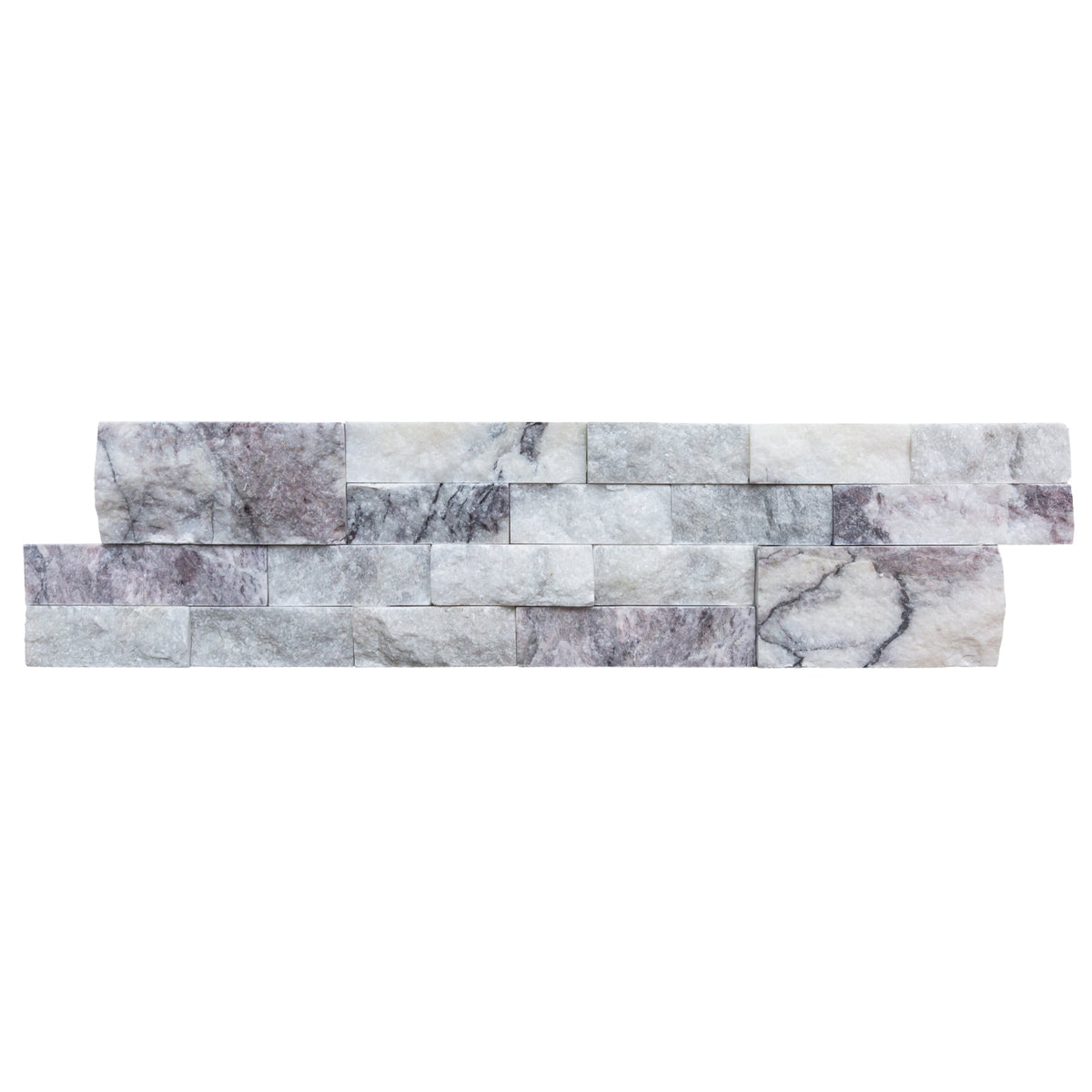 New York Ledger 3D Panel 6"x24" Natural Marble Wall Tile - Full Truckload