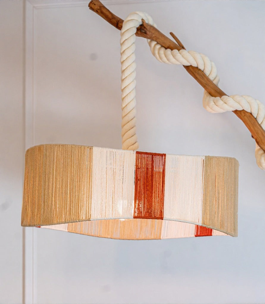 Maple Twist Floor Lamp Art- "CRESCENT"