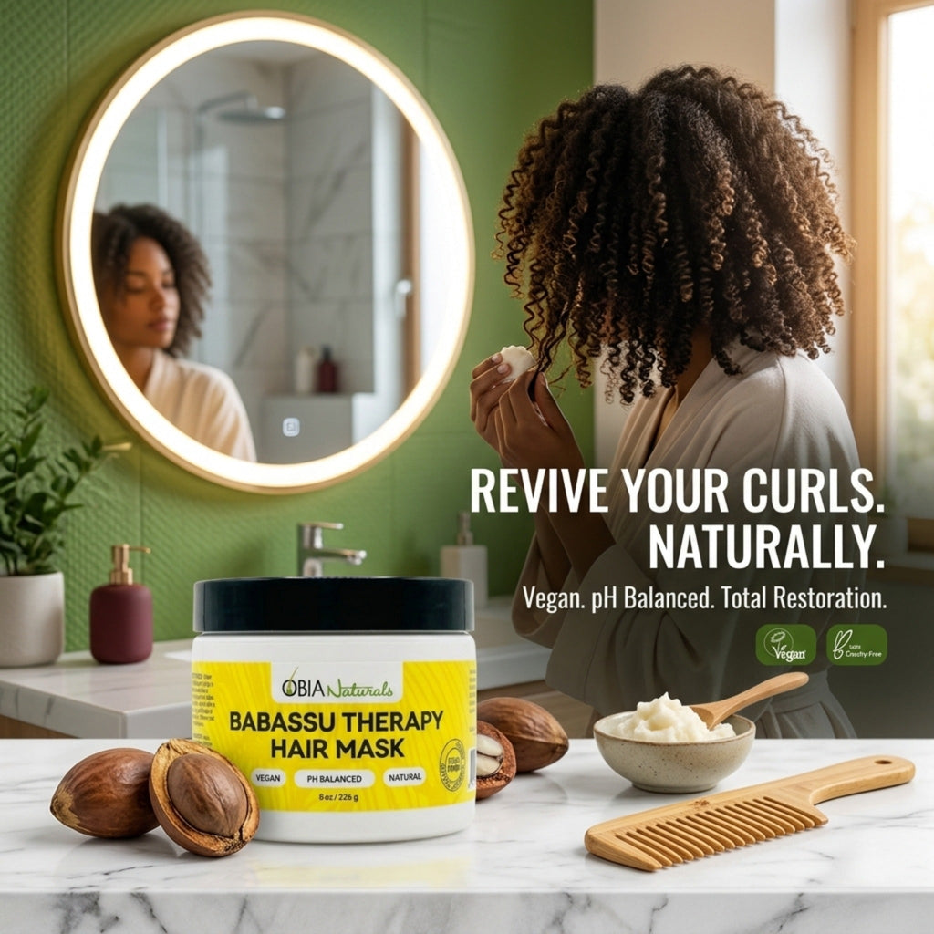 Babassu Hair Therapy Mask — Deep Conditioning Hair Mask for Curls