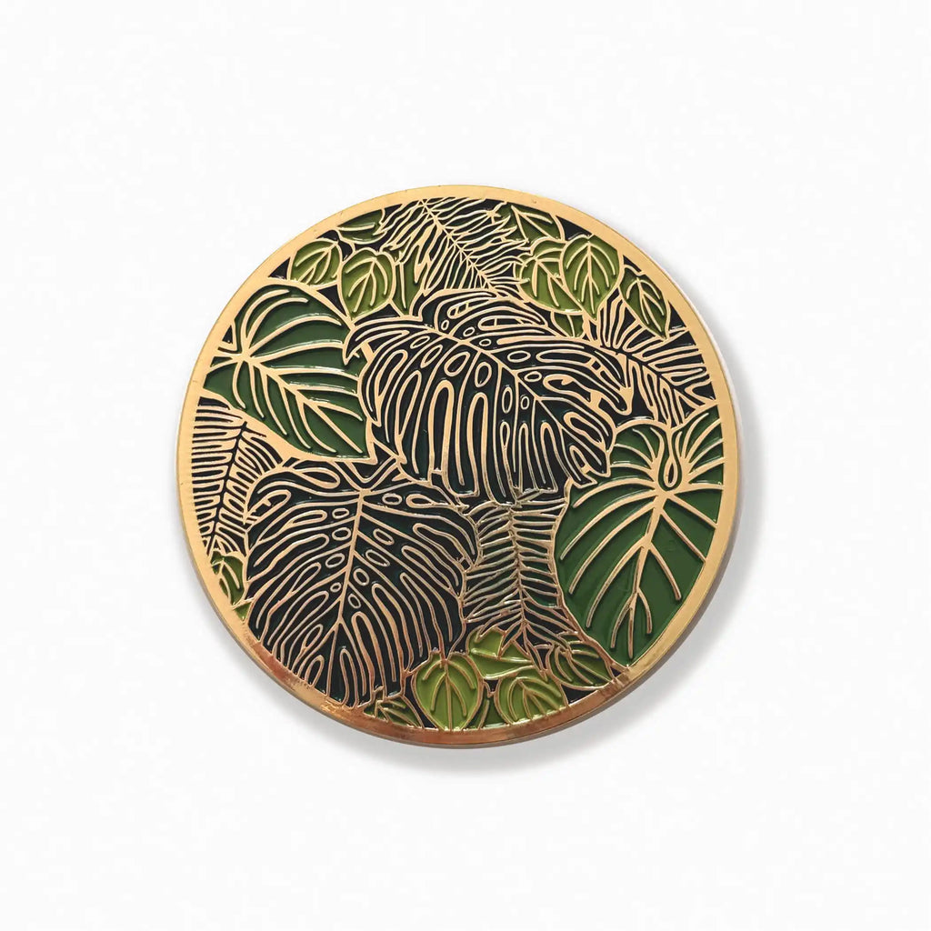 Lush Verte Gold Drink Coasters