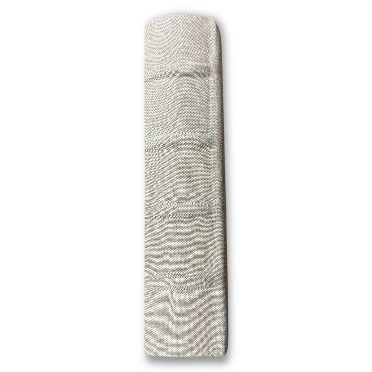 Beige Linen Hideaway Storage Book Box