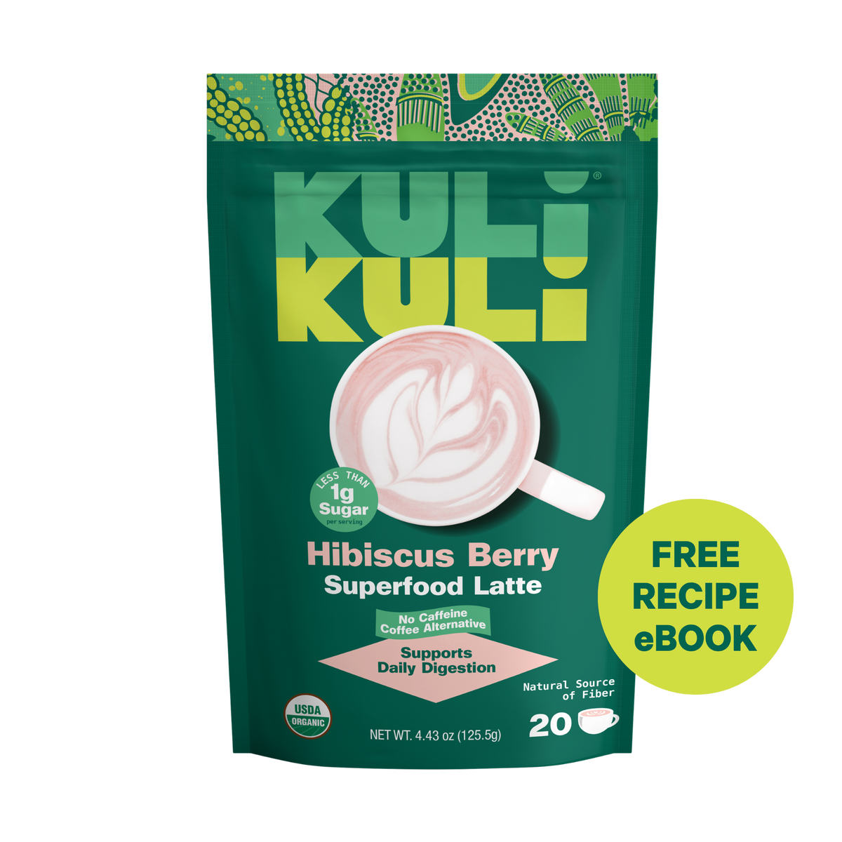 Hibiscus Berry Superfood Latte