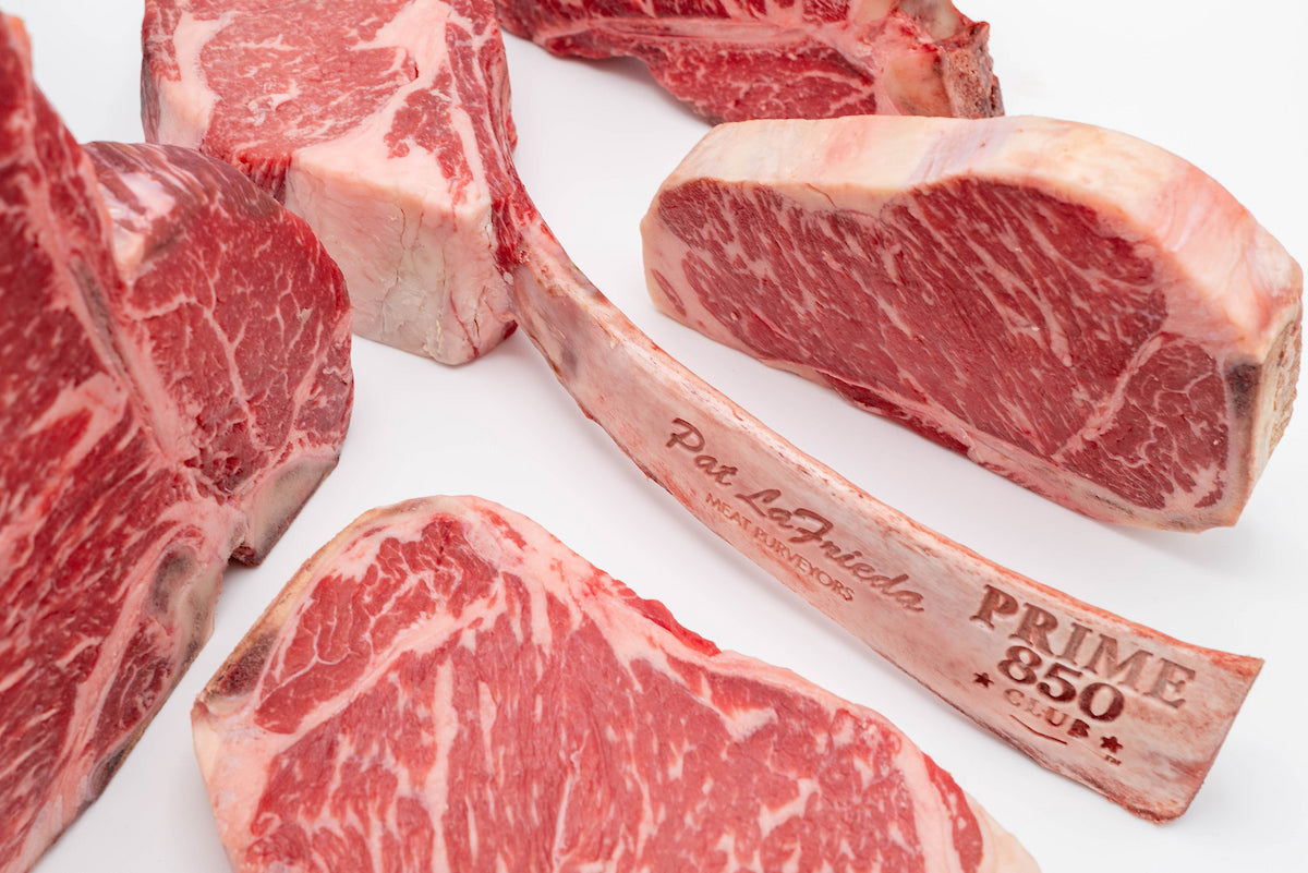 Prime 850 Club Beef T-Bone Steak, Dry-Aged