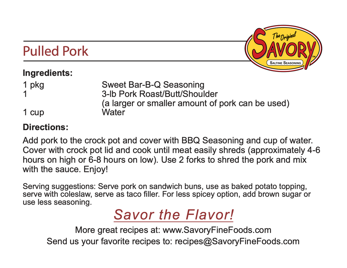 Savory Party Cracker Seasonings