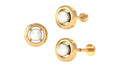 Circle Freshwater Pearl Earring for Helix Piercing