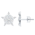 Lab Grown Diamond Icy Snowflake Earrings
