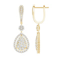 Lab Grown Diamond Bridal Drop Earrings