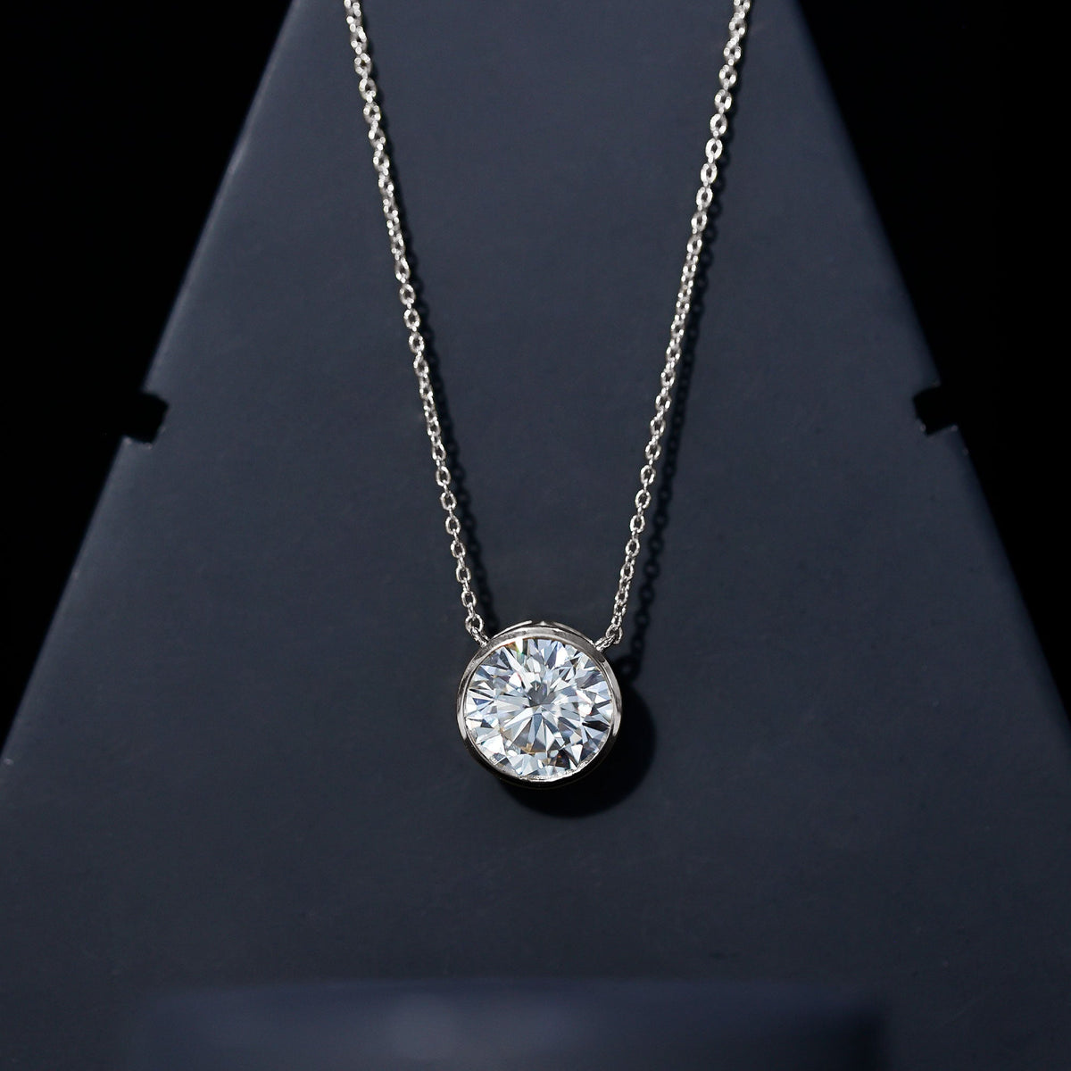 5 Carat Lab Grown Diamond Bridal Necklace with IGI Certificate