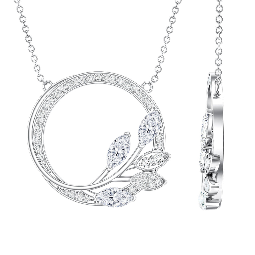 Nature Inspired Lab Grown Diamond Eternity Necklace