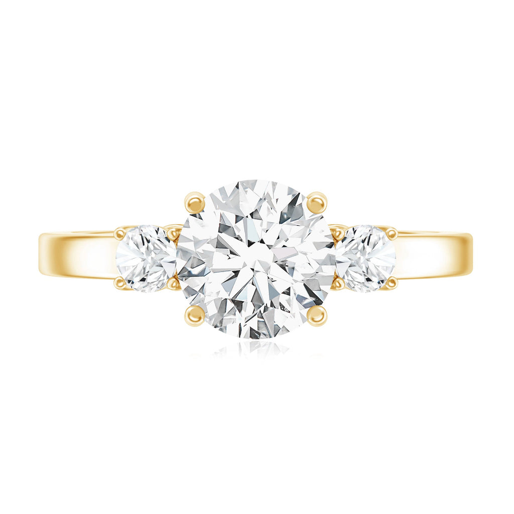 1.2 Carat Lab Grown Diamond 3 Stone Engagement Ring for Women