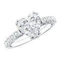 Certified 2 Carat Lab Grown Diamond Heart Engagement Ring for Her