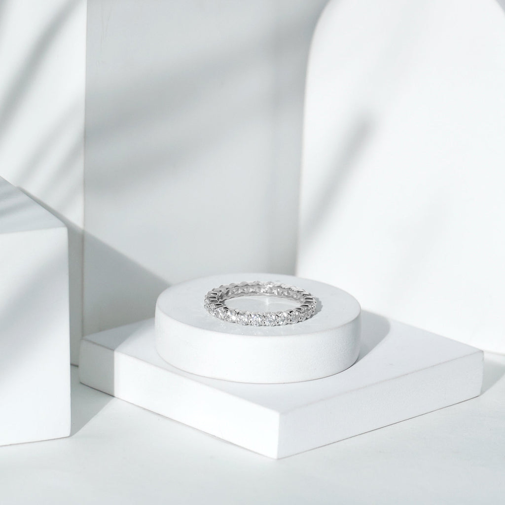 Certified Lab Grown Diamond Eternity Band for Women