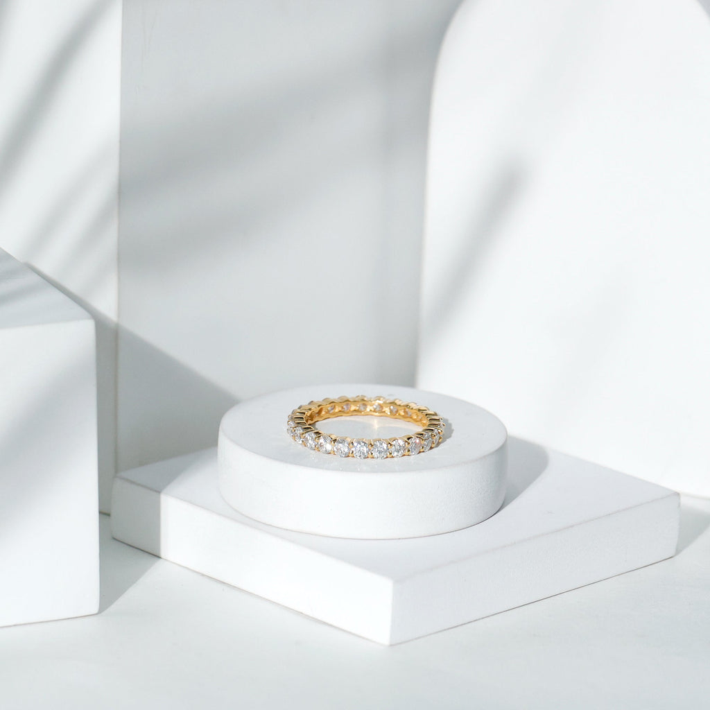 Certified Lab Grown Diamond Eternity Band for Women
