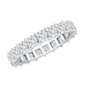 Certified Lab Grown Diamond Princess Cut Wedding Ring