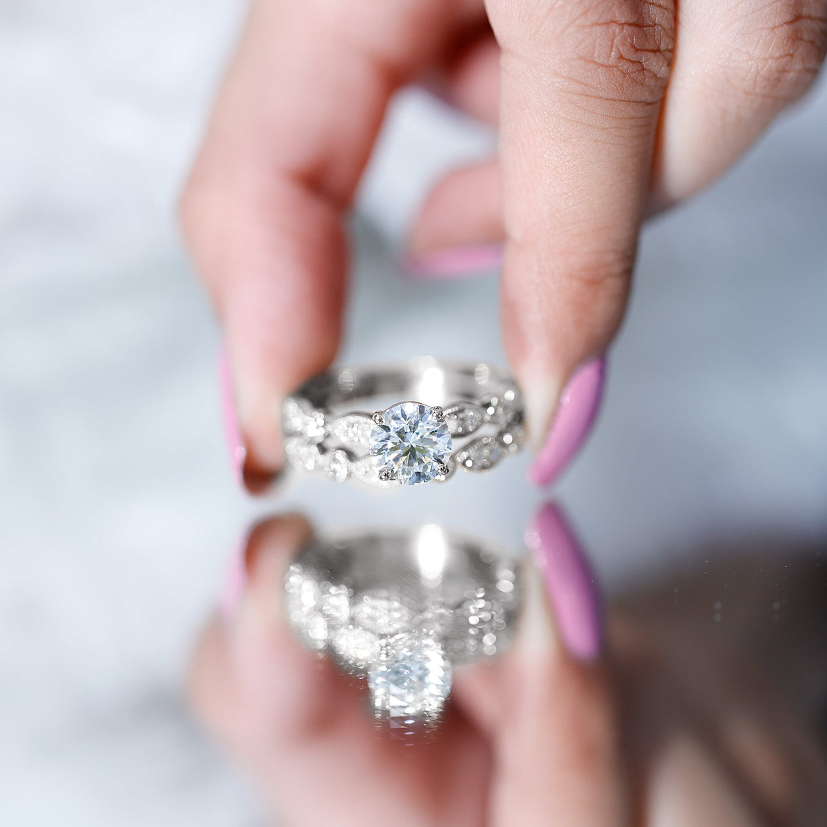 Diamond Designer Marriage Ring Set For Women