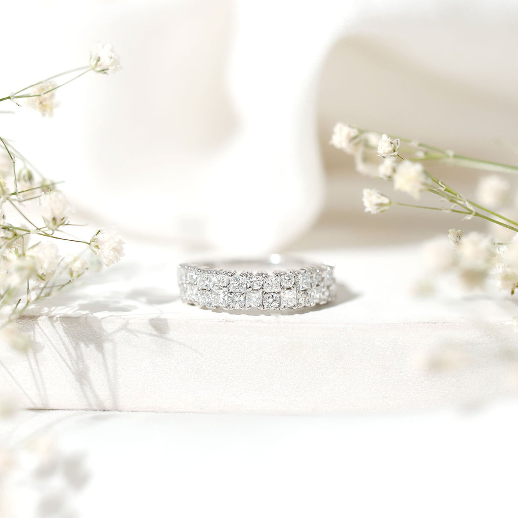 Lab Grown Diamond Wedding Anniversary Ring With Certificate