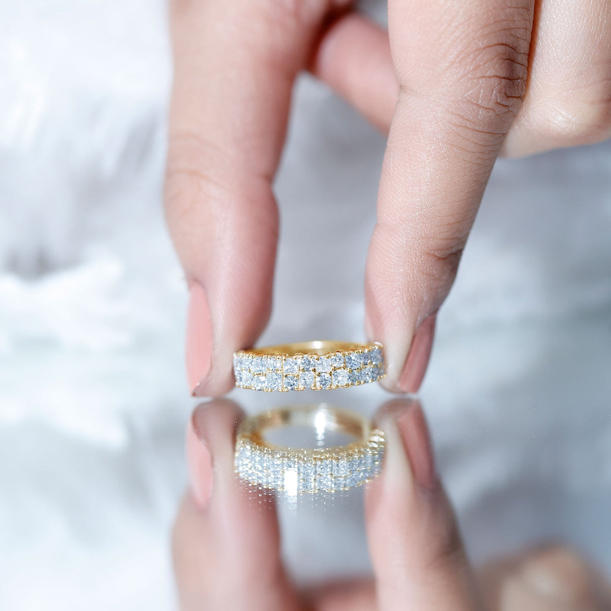 Lab Grown Diamond Wedding Anniversary Ring With Certificate